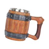 Maxbell 600ml Barrel Mug Decoration Multipurpose Portable for Bar Parties Camping