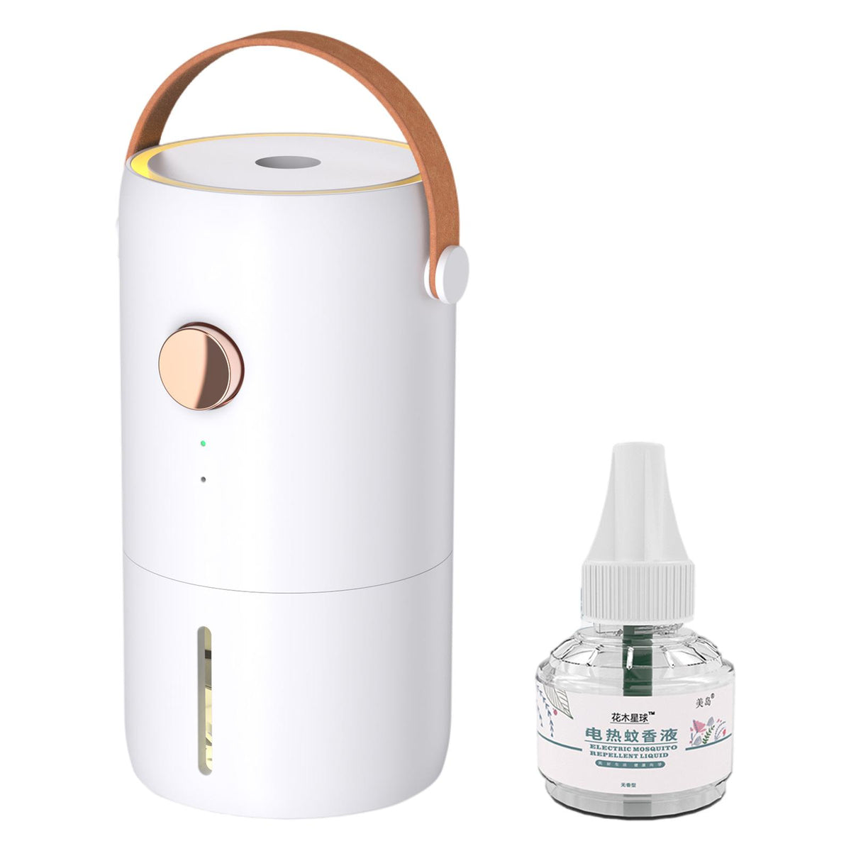 Maxbell Electric Ultrasonic Pest Repellent Lamp USB with PU Handle Defender White