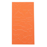 Maxbell Cartoon Self-adhesive Repair Patch Applique for Clothing Sofa Orange