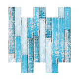 Maxbell Frosted Wooden Texture Sticker Wall Floor Tile Stickers 6 Colors Blue
