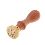 Max Classic Seal Wax Stamp Sealing Letter Wooden Handle for Envelope K