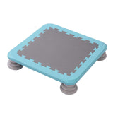 Maxbell Mini Kids Trampoline Workout Toy Jumping Stable for Indoor Home School Blue