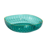 Maxbell Large Capacity Food Storage Tray Fruit Bowl for Hotel Restaurant Wedding Green