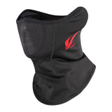 Maxbell Winter Half Face Mask Windproof for Motorcycle Cycling Black Red