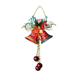 Maxbell Christmas Bell Ornaments Party Supplies Bowknot for Outdoor Indoor Window Style B
