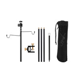 Maxbell Camping Lantern Stand Folding Lightweight Aluminum Light Holder Stick Hanger