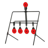 Maxbell 5 Targets Self Resetting Spinning Shooting Target Metal Target Stand