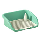 Maxbell Pet Training Toilet Urinal Dog Litter Tray Keep Paws and Floors Clean S Green