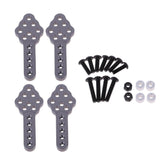 Max 1 Set Axial Metal Shock Mount Kit for RC 1/10 Model Car Part Titanium Color