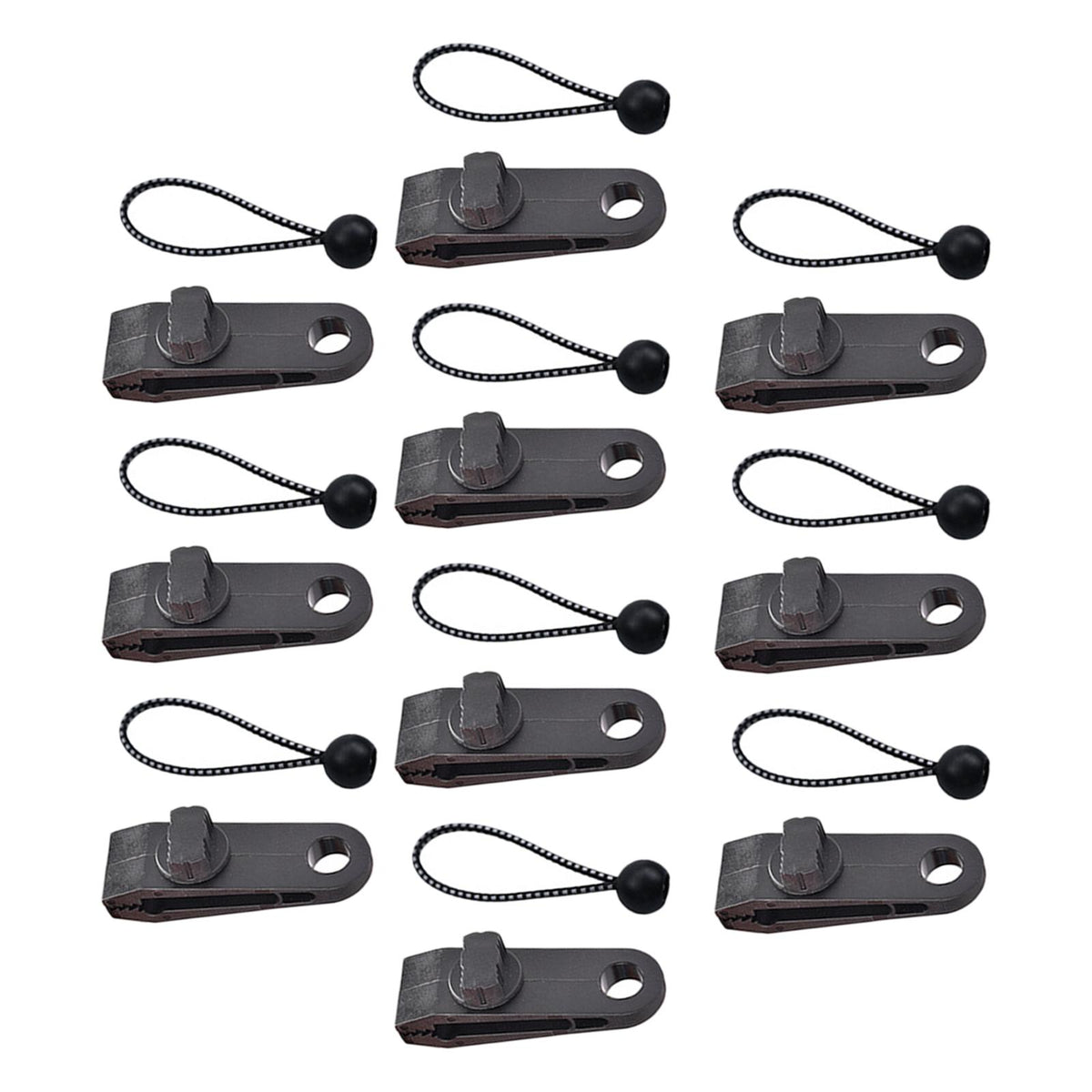 Maxbell Durable Tarp Clip Car Awnings Tie Downs Ball Cord Buckle Clip Ball Cords