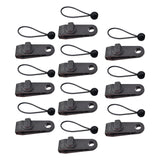 Maxbell Durable Tarp Clip Car Awnings Tie Downs Ball Cord Buckle Clip Ball Cords
