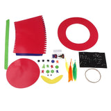 Maxbell EVA Foam Paper Hat Creative Kindergarten Art Children DIY Craft Toys red