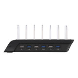 Maxbell Multi Port Fast Charging USB Phone Charger Station Dock Stand US Plug Black