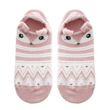 Maxbell Cartoon Casual Low Ankle No Show Cotton Boat Socks B