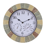 Maxbell 13'' Wall Clock Quartz Indoor Outdoor Bedroom Living Room Cafe Bright Color