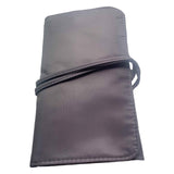 Maxbell Makeup Brush Case Foldable Dust Proof for Eyebrow Pencil Eyeshadow Brush Grey
