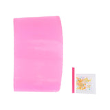 Maxbell Double Sided Tape Reusable Bubble Balloons Blowing Tape for Pinch Toy Making Pink 300cmx5cm