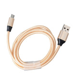 Maxbell Micro USB Data Sync Fast Charging Cable for Android gold