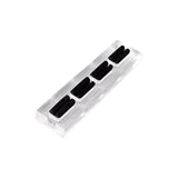 Maxbell Acrylic Ring Holder Organizer Compact Sturdy Delicated Crafts 15cmx3.5cm