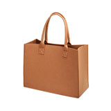 Maxbell Shopping Bags for Groceries Large Durable Handle Thickened Stands Upright 40x30x15cm Khaki