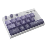 Maxbell Temporary Car Phone Number Keyboard Automobile Parking Phone Number Plate violet