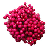 Max 200Pcs Artificial Foam Berry Flower Wedding Bouquet DIY Handcraft Rose Red