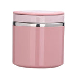 Maxbell Kitchen Thermal Cup Pink Portable Porridge Lunch Box for Travel Picnic 630ml