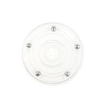 Maxbell 3'' Turntable Acrylic Rotating Display Stand for Watches Jewelries - Clear