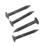 Max 40 Pieces Electric Guitar Humbucker Pickup Ring Frame Mounting Screws Black