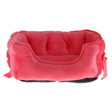 Max Pet Dog Bed Warming House Soft Nest Dog Baskets Winter Warm Kennel rose red