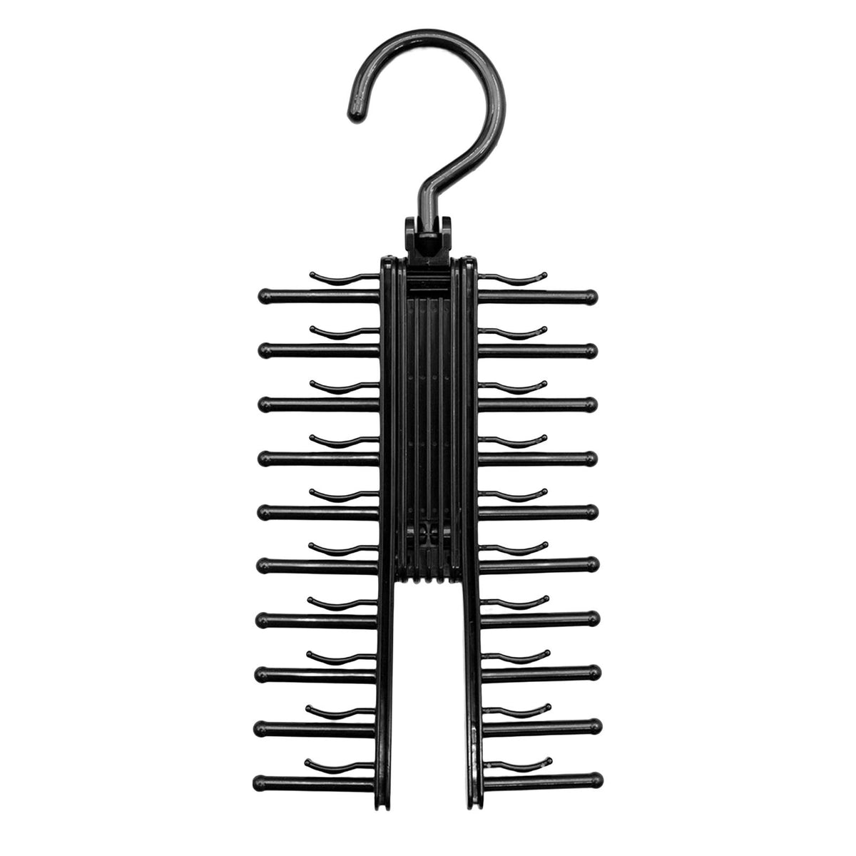 Maxbell Rotated Tie Rack 20 Hooks Rotatable for Bedroom Organization Women Men