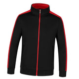 Max Womens Mens Classic Fit Full Zip Fleece Jacket Coat with Pockets Black S