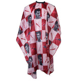 Max Waterproof Hair Cutting Shampoo Cape Salon Hairdressing Gown Cloth Red