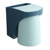 Maxbell Toothbrush Cup Holder Punch Free for Electric Toothbrush Toothpaste Kids blue