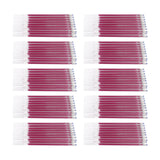 Maxbell 100Pcs Heat Erasable Pen Refills Fabric Marking Pens Refills for Embroidery Rose Red