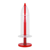 Maxbell Sower Garden Planter Starter Manual Planter Handheld Manual Seeder Dispenser Red
