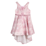 Max Girls Swallow-tail Princess Dress Wedding Pageant Dress  9-10 Years Pink