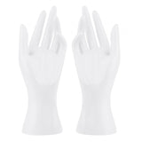 Maxbell 1Pair Female Mannequin Hand Multifunctional for Finger Ring Photograph Props White