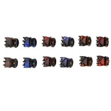 Maxbell 12 Piece Women Mini Plastic Hair Claw Clamps Grips Hair Accessory Multicolor