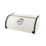 Maxbell Multipurpose Bread Box Decorative Sealed Case for Living Room White L