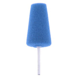 Max Burnish Foam Sponge Polish Cone Shaped Buffing Pad For Car Wheel Tool Blue