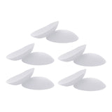 Maxbell 5Pairs Womens Bra Inserts Pads Soft Swimsuit Padding Inserts Breast Cups White