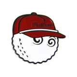 Maxbell Golf Ball Marker Magnetic Hat Clip Zinc Alloy for Men Women Golf Accessories Red 3.4x3.4x1cm