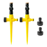 Maxbell 2 Pieces Rotation Auto Irrigation System Automatic for Lawn Irrigation