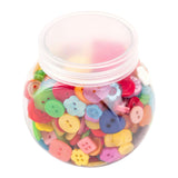 Maxbell 300Pcs Resin Buttons Scrapbooking Flat Back for Sewing DIY Crafts Clothe