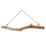 Maxbell Wooden Hook Wall Mounted Driftwood Hook Decoration Retro for Key Closet Room