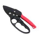Maxbell Garden Pruning shear Nonslip Handle Stainless Steel for Garden Orchard Black Red