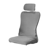 Maxbell Office Chair Cover with Headrest Cover Washable for Dining Room Gaming Chair Silver Gray