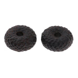 Max Maxb black ebony wooden rings beads charms pendants for peace buckle Jewelry DIY