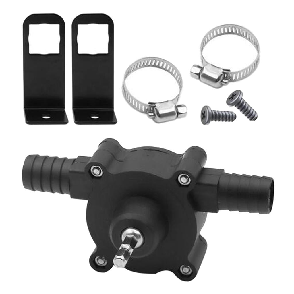 Max Hand Electric Drill Drive Self Priming Pump Oil Fluid Water Transfer Pumps